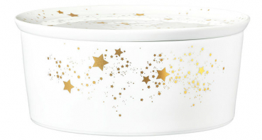 Liberty Golden Stars - Schale mit Deckel 21x9cm